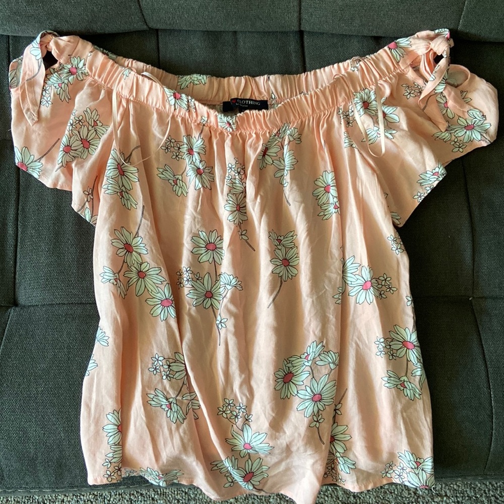 Pink Daisy Top